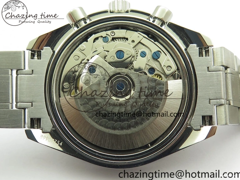 0507 Elegant Speedmaster Racing Master SS HRF 1:1 Best Edition White Dial on SS Bracelet A 7864